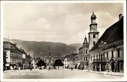 Ak Leoben in der Steiermark, schöne Detailansicht