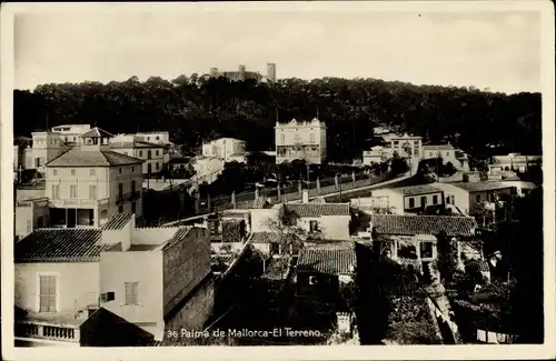 Ak El Terreno Palma de Mallorca Balearische Inseln Spanien, Teilansicht der Stadt