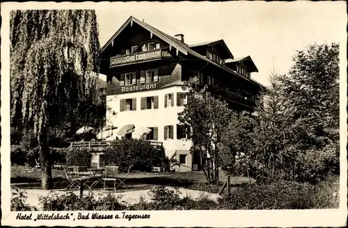 Ak Bad Wiessee im Kreis Miesbach Oberbayern, Hotel Wittelsbach