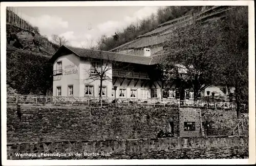 Ak Walporzheim Bad Neuenahr Ahrweiler, Weinhaus Felsenidylle an der Bunten Kuh, Bes. Walter Fischer