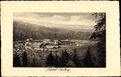 Ak Bad Homburg vor der Höhe, Blick zum Kastell Saalburg mit Umgebung