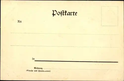 Ak Saalfeld in Thüringen, schöne Detailansicht