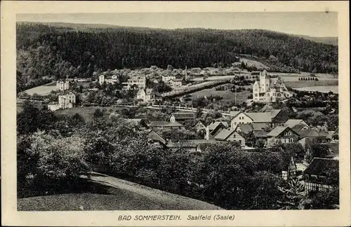 Ak Saalfeld in Thüringen, schöne Detailansicht