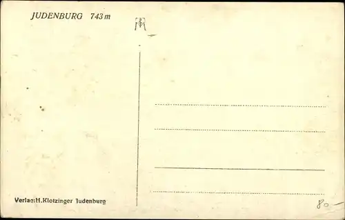 Ak Judenburg in der Steiermark, schöne Detailansicht