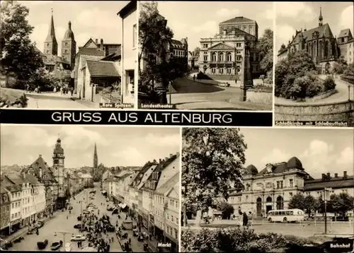 10 alte Ak Altenburg in Thüringen, diverse Ansichten