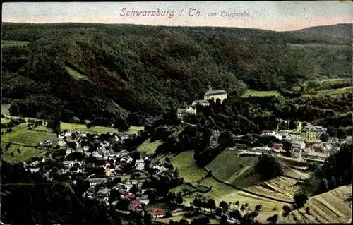 10 alte Ak Schwarzburg in Thüringen, diverse Ansichten