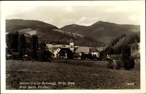 Ak Rettenegg in der Steiermark, schöne Detailansicht