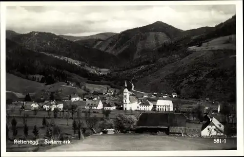 Ak Rettenegg in der Steiermark, schöne Detailansicht