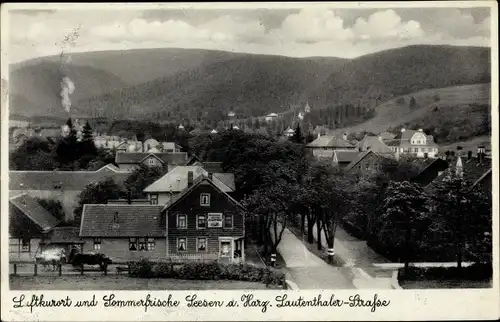 Ak Seesen in Niedersachsen, Partie an der Lautenthaler Straße, Häuser