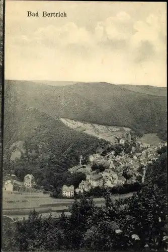 Ak Bad Bertrich in der Eifel, Panoramaansicht vom Ort