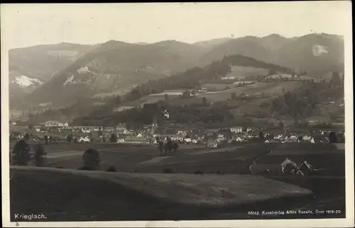 Ak Krieglach in der Steiermark, schöne Detailansicht