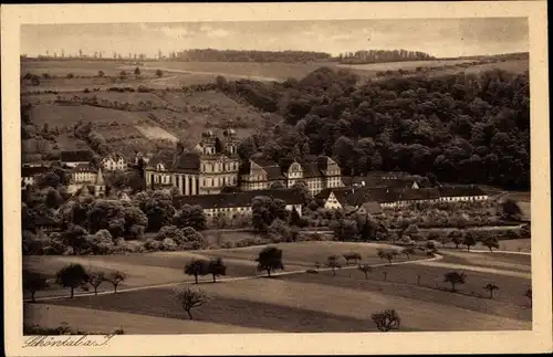 Ak Schöntal an der Jagst im Hohenlohekreis, Blick auf das Kloster mit Umgebung