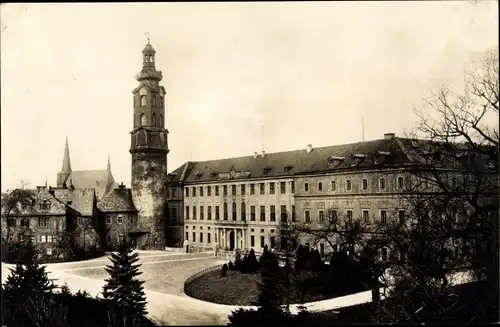 Ak Weimar in Thüringen, Blick auf das Schloss