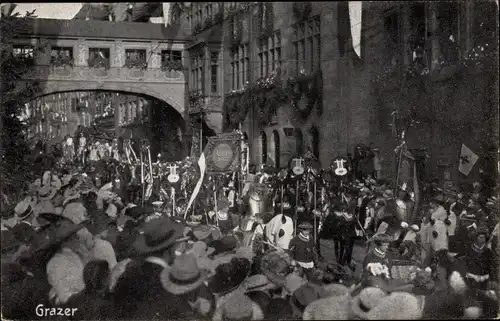 Ak Nürnberg in Mittelfranken Bayern, 8. Deutsches Sängerbundesfest 1912, Grazer