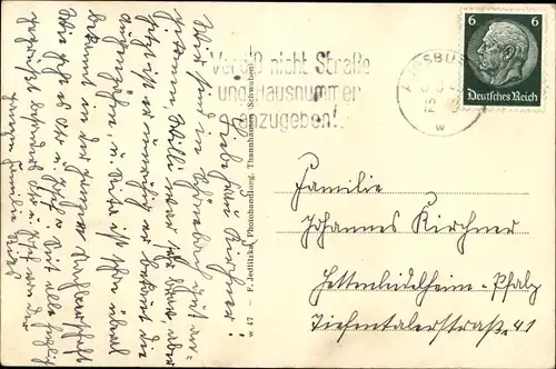 Ak Schönebach Ziemetshausen Schwaben, Lindenmair'sche Handlung, Mühle von A. Welzhofer, Kirche