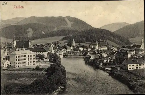 Ak Leoben in der Steiermark, schöne Detailansicht