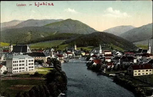 Ak Leoben in der Steiermark, schöne Detailansicht