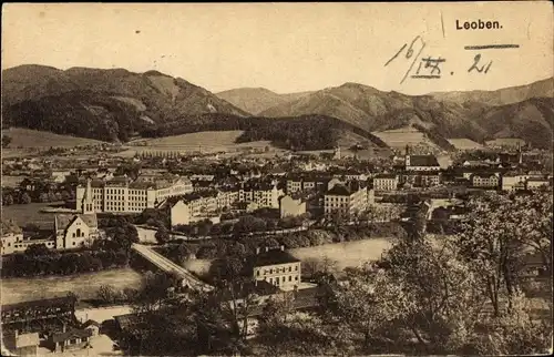 Ak Leoben in der Steiermark, schöne Detailansicht