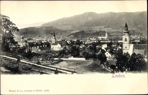 Ak Leoben in der Steiermark, schöne Detailansicht