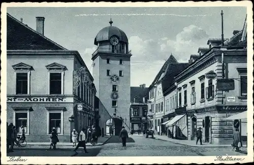 Ak Leoben in der Steiermark, schöne Detailansicht