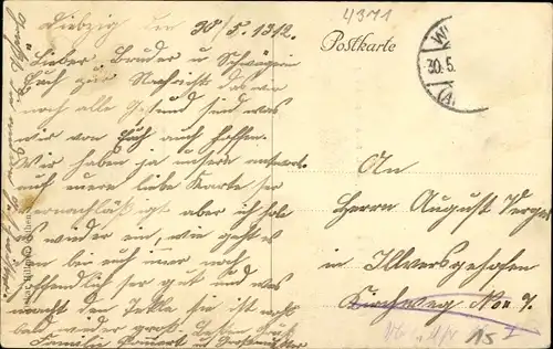 Ak Diebzig Osternienburger Land Sachsen Anhalt, Gasthof zur Erholung, Bes. Max Kohlberg