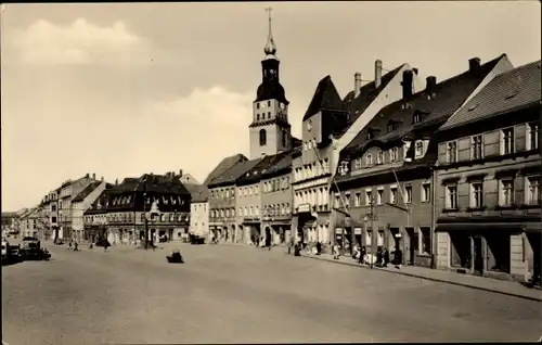 Ak Frankenberg an der Zschopau, Partie am Markt