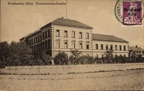 Ak Frankenthal in Rheinland Pfalz, Taubstummen Institut 