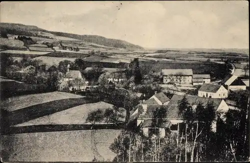 Ak Horní Hoštice Obergostitz Javorník Jauernig Reg. Olmütz, Blick auf Ortschaft und Umgebung