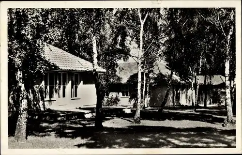 Ak Elstal Wustermark Brandenburg, Olympisches Dorf, Wohnhäuser im Birkenwald, Olympia 1936