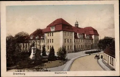 Ak Drawsko Pomorskie Dramburg Pommern, Stadtschule
