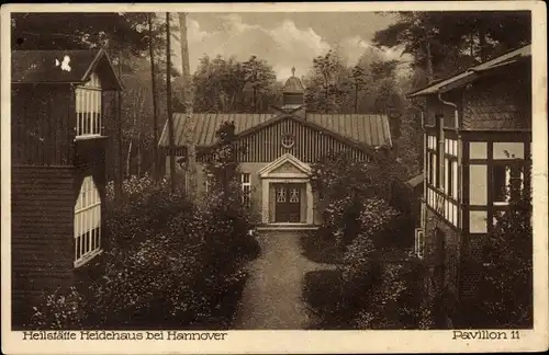 Ak Groß Buchholz Hannover in Niedersachsen, Heilstätte Heidehaus, Pavillon 11