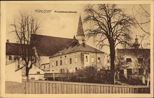 Ak Mühldorf am Inn Bayerisches Alpenvorland, Franziskanerkloster
