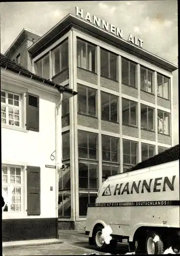Ak Korschenbroich am Niederrhein, Braustätte und Stammhaus der Hannen Brauerei GmbH, Hannenplatz