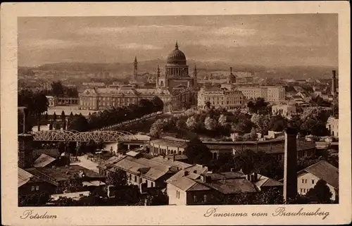 Ak Potsdam in Brandenburg, Panorama vom Brauhausberg 