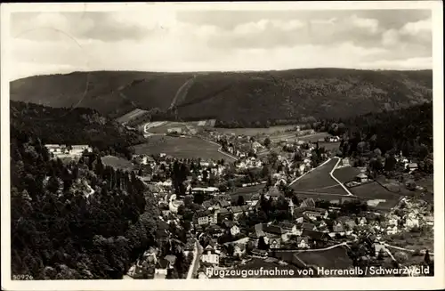 Ak Bad Herrenalb im Schwarzwald, Panoramaansicht vom Ort