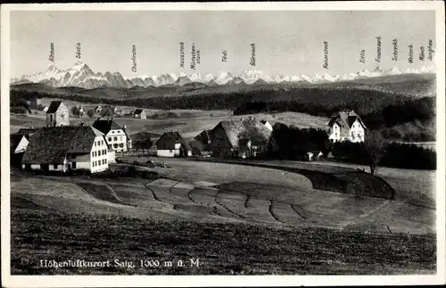 Ak Saig Lenzkirch Baden Württemberg, Ansicht vom Ort