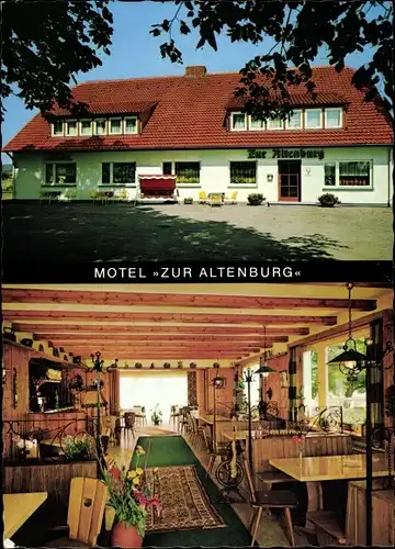 Ak Oldershausen Kalefeld am Solling, Motel zur Altenburg, Inh. H. Bormann