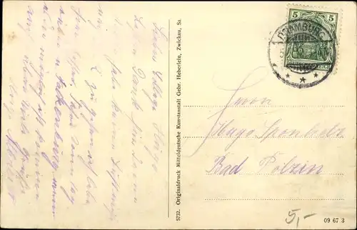 Ak Drawsko Pomorskie Dramburg Pommern, Kaiserl. Postamt und Kaiser Wilhelm Denkmal