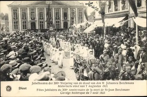 Ak Diest Flandern Flämisch Brabant, Fêtes Jubilaires du 300e Anniversaire de la mort de St Berchmans