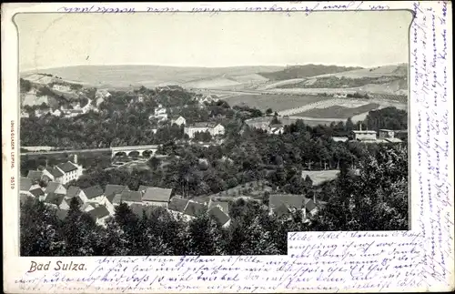 Ak Bad Sulza im Weimarer Land Thüringen, Panorama vom Ort