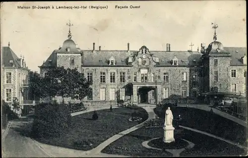 Ak Lembeek Hal Flämisch Brabant, Maison St. Joseph, Façade Ouest