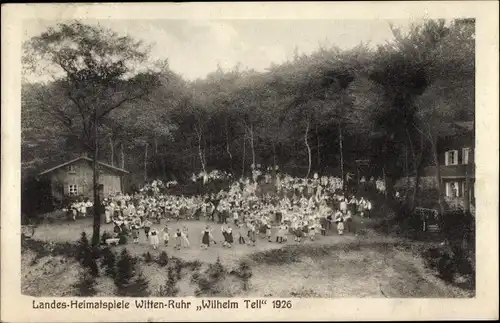 Ak Witten im Ennepe Ruhr Kreis, Landes Heimatspiele Wilhelm Tell 1926, Volkstanz