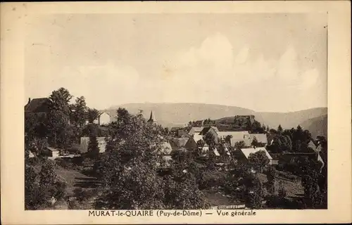 Ak Murat le Quaire Puy de Dôme, Vue générale, Totalansicht der Ortschaft, Kirchturm