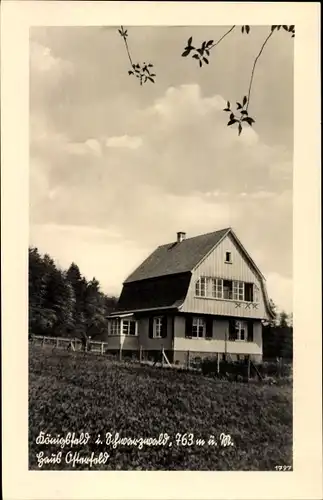 Ak Königsfeld im Schwarzwald Baar Kreis, Haus Osterfeld