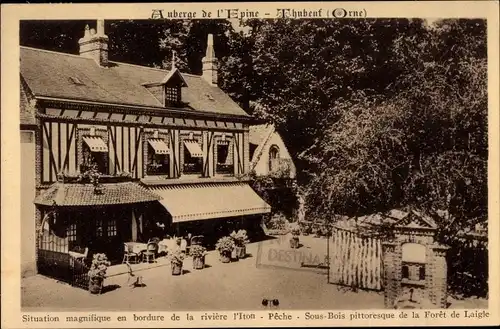 Ak Thubeuf Tubœuf Orne, Auberge de l'Epine, Gastwirtschaft