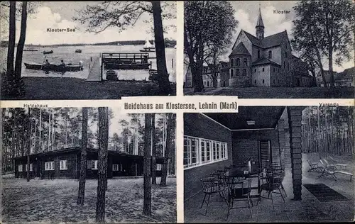 Ak Kloster Lehnin in Brandenburg, Heidehaus am Klostersee