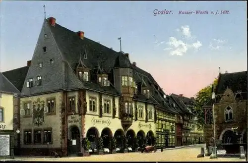 10 alte Ak Goslar und Umgebung in Niedersachsen, diverse Ansichten