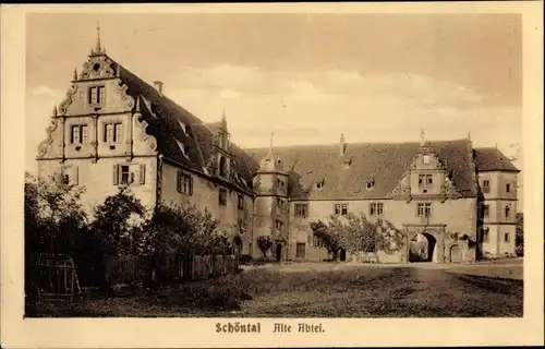 Ak Schöntal in Baden Württemberg, Alte Abtei, Klostergebäude