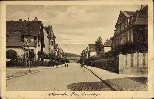 Ak Neunkirchen im Saarland, Goethestraße