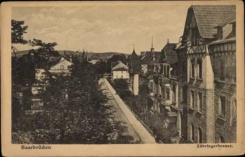 Ak Saarbrücken im Saarland, Zähringer Straße